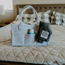 Load image into Gallery viewer, Diaper Caddy in Gray