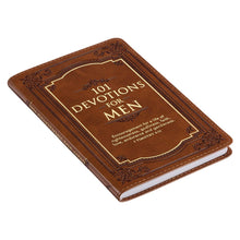 Load image into Gallery viewer, 101 Devotions for Men Faux Leather