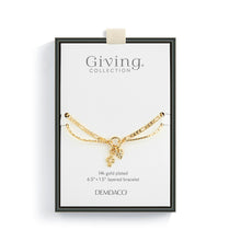 Load image into Gallery viewer, Heart + Cross Layered Charm Bracelet