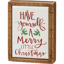 Load image into Gallery viewer, Christmas Box Sign