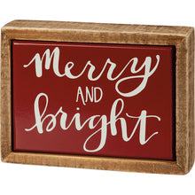 Load image into Gallery viewer, Christmas Box Sign