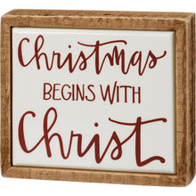 Load image into Gallery viewer, Christmas Box Sign