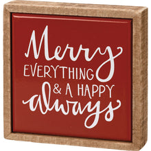 Load image into Gallery viewer, Christmas Box Sign
