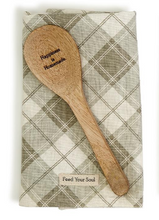 Load image into Gallery viewer, Dish Towel/Wooden Spoon Set