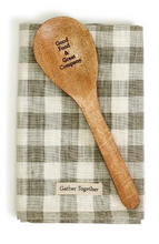Load image into Gallery viewer, Dish Towel/Wooden Spoon Set