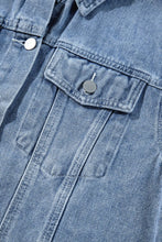 Load image into Gallery viewer, Ruffle Denim Jacket