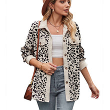 Load image into Gallery viewer, Leopard Print Button Up Shacket