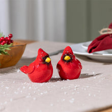 Load image into Gallery viewer, Cardinal Salt & Pepper Shakers