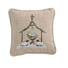 Load image into Gallery viewer, Nativity Scene Mini Pillow