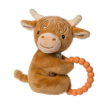 Load image into Gallery viewer, Hetty Highland Cow Teether Rattle