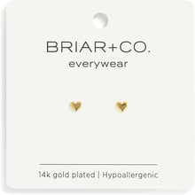 Load image into Gallery viewer, Heart Stud Earrings