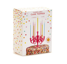 Load image into Gallery viewer, Candelabra Cake Topper