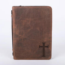 Load image into Gallery viewer, Buffalo Leather Bible Cover