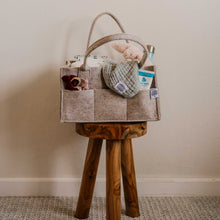 Load image into Gallery viewer, Diaper Caddy in Oatmeal