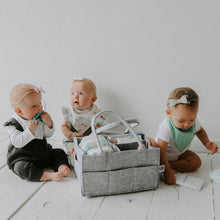 Load image into Gallery viewer, Diaper Caddy in Gray