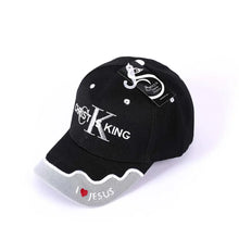 Load image into Gallery viewer, Cap Christ Is King Black
