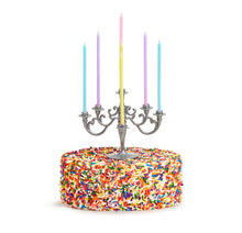Load image into Gallery viewer, Candelabra Cake Topper