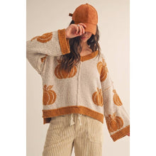 Load image into Gallery viewer, Rustic Pumpkin Knit Pullover