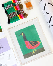Load image into Gallery viewer, Folk Goose Needlepoint Kit