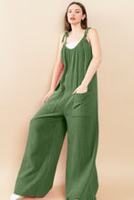 Load image into Gallery viewer, Curvy Washed Olive Jumpsuit
