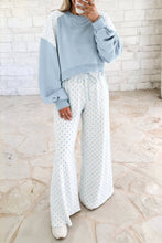 Load image into Gallery viewer, Khaki Polka Dot Patchwork Set