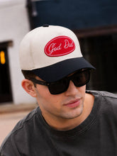 Load image into Gallery viewer, "God Did" on Tan Cap with Black Bill