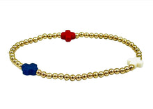 Load image into Gallery viewer, Enewton Signature Cross Gold Bead Bracelet 3mm