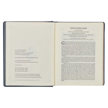Load image into Gallery viewer, Navy & Gold Note Taking Bible