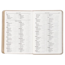 Load image into Gallery viewer, Taupe KJV Bible