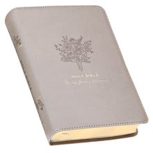 Load image into Gallery viewer, Taupe KJV Bible
