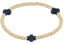 Load image into Gallery viewer, Enewton Signature Cross Gold Bead Bracelet 3mm