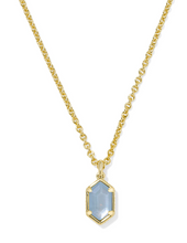 Load image into Gallery viewer, Kendra Scott Hallie Short Pendant Necklace in Gold