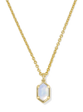 Load image into Gallery viewer, Kendra Scott Hallie Short Pendant Necklace in Gold