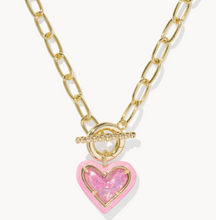 Load image into Gallery viewer, Kendra Scott Ari Heart Frame Link and Chain Necklace