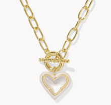 Load image into Gallery viewer, Kendra Scott Ari Heart Frame Link and Chain Necklace
