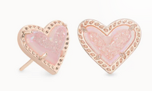 Load image into Gallery viewer, Kendra Scott Framed Ari Heart Studs
