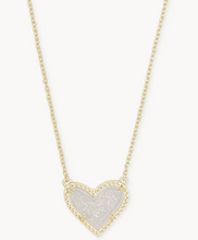 Load image into Gallery viewer, Kendra Scott Ari Heart Short Pendant Necklace in Gold