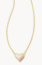 Load image into Gallery viewer, Kendra Scott Framed Ari Heart Pendant Necklace in Gold