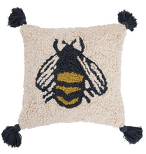 Load image into Gallery viewer, Bee Tassel Pillow