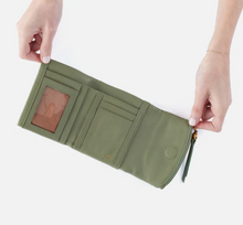 Load image into Gallery viewer, Hobo Fern Medium Trifold Wallet
