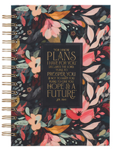 Load image into Gallery viewer, Black Floral Journal