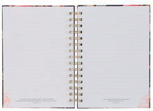 Load image into Gallery viewer, Black Floral Journal