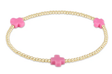 Load image into Gallery viewer, Enewton Signature Cross Gold Bead Bracelet 3mm