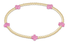 Load image into Gallery viewer, Enewton Signature Cross Gold Pattern 2mm Bead Bracelet