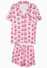 Load image into Gallery viewer, Cherry Bow Pajama Set