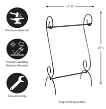 Load image into Gallery viewer, Scroll Garden Flag Stand