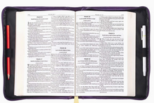 Load image into Gallery viewer, Amazing Grace Purple Bible Cover