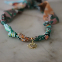 Load image into Gallery viewer, Golden Dawn Scarf Necklace