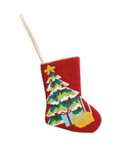 Load image into Gallery viewer, Needlepoint Stocking Ornament
