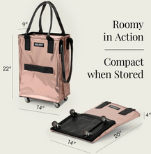 Load image into Gallery viewer, Hulken Small Rolling Tote Bag